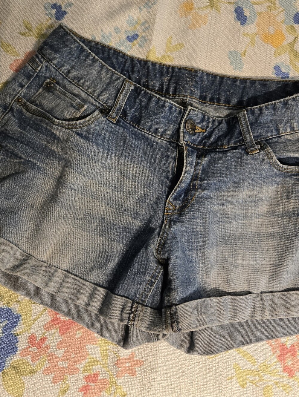 Shorts Jean Denim Express Cutoffs Size 6